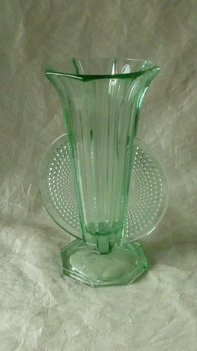 Vase art deco verre - art,