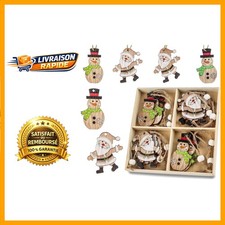 Pendentifs de Noël en Bois