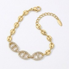 Bracelet plaqué 750 1000 - bracelet, or