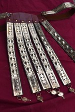 Tablier romain ceinture cuir