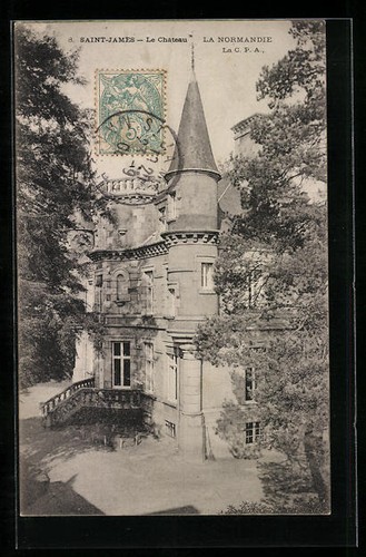Cpa saint james chateau - cpa, le