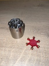 Etoile porte amorces rouge pour revolver et pistolet à percussion poudre noire