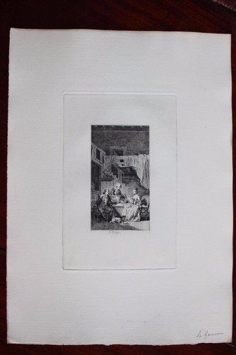 1877 eau forte - ✒, la