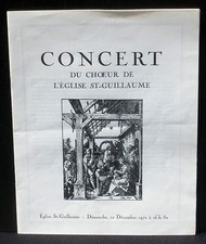 Programme Bach Oratorio Noël Choeur de Saint-Guillaume René Matter Strasbourg 71