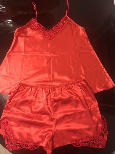 Women sexy red pajamas - sexy,
