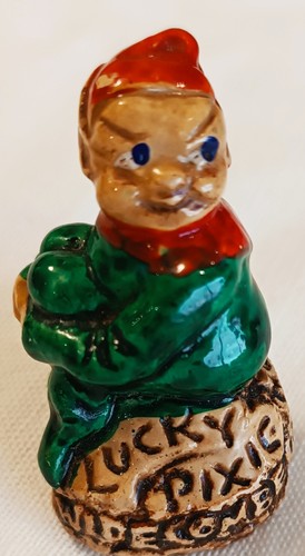 Figurine pixie vintage lucky - figurine, "lucky
