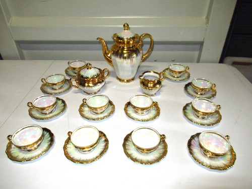 Service café porcelaine - a,
