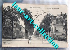 CPA ANIMÉ 45 LOIRET PITHIVIERS AVENUE DE LA REPUBLIQUE MAISON 1915 CARTE POSTALE