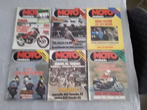 Lot revues magazines moto - 6,