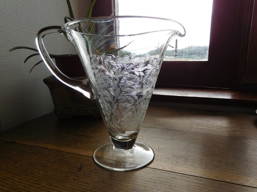 Pichet broc cristal gravé - pichet,,
