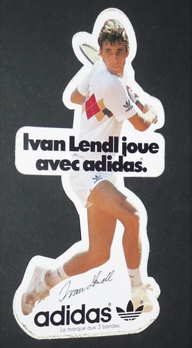 Autocollant annees 1980 adidas - 1980,