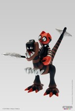 Figurine résine Dino & Orus - Chocolate Chromium - Made in France by ATTAKUS