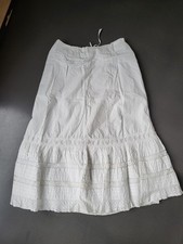 Ancien Jupon Popeline Et