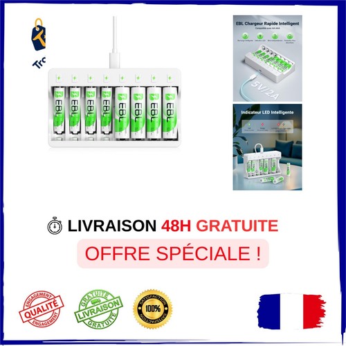 Ebl chargeur piles - de,