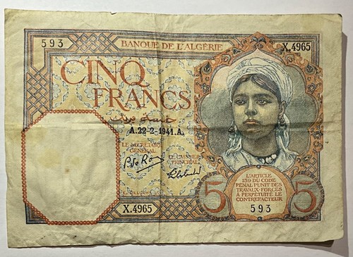 Algérie francs 22 - 5,
