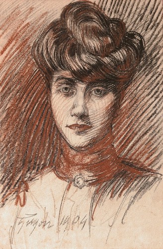 Elen guyon dessin sanguine - elen,