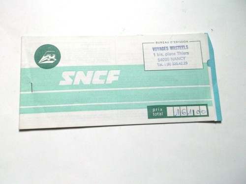Anciens billets train - 2, de