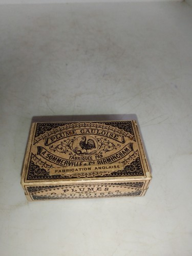 Ancienne boite plume de - de,