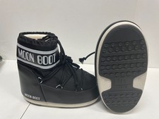 Moon Boot Icon Low Rubber Noir EU 33/35 – Bottes Après-Ski Enfant Unisex