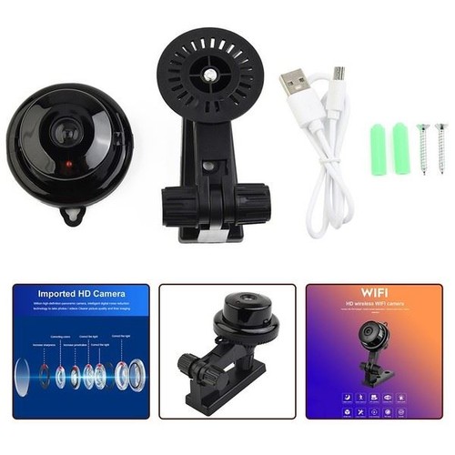 Caméra wifi sans fil pour - hd,