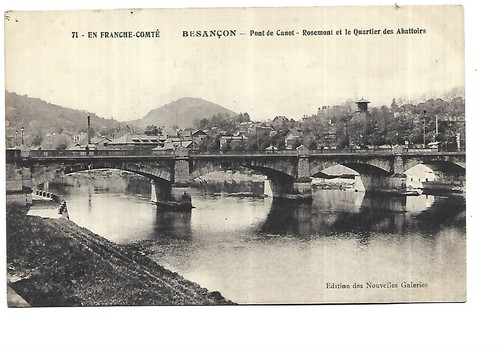 Besancon pont de canot - ,