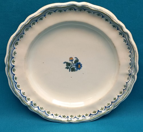 Xviii assiette en - n°, xviii°