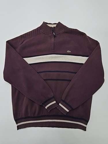 Pull lacoste garçon - lacoste, bordeaux