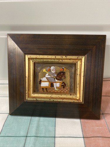 Ancien cadre tableau - tableau, emaux