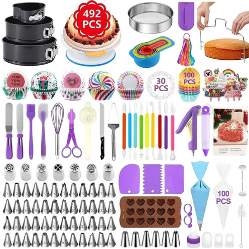 Kit pâtisserie 492pcs - kit,