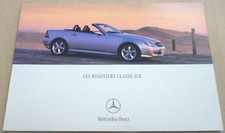 2002 MERCEDES SLK 32 AMG 320 200 Brochure 54p Prospekt Dépliant Catalogue French