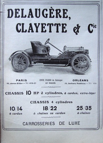 Publicité presse 1909 - de,