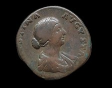 Faustine , Sesterce 