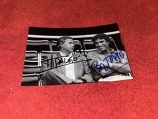 Photo Dédicacée Autograph Bernard Tapie Michel Hidalgo