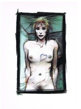 Enki BILAL: UN SIÉCLE D'AMOUR SÉRIGRAPHIE - 27 X 34,5 - COMME NEUF - RARE -