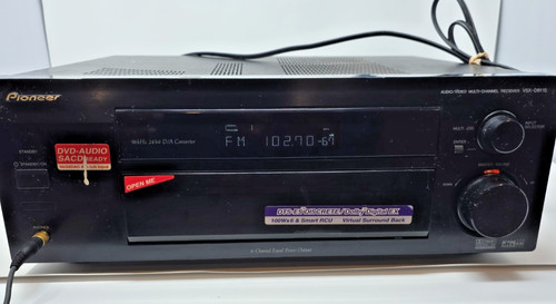 Pioneer vsx d811s channel - vsx-d811s, 6-channel