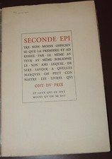 [BIBLIOPHILIE] - Seconde