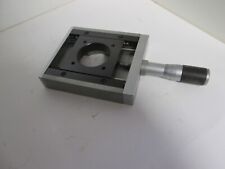 Micro-contrôle table guidage linéaire micrométrique 120X140 mm course 40 mm