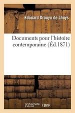 Documents pour l'histoire