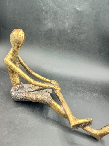 Sculpture bronze burkina - du,