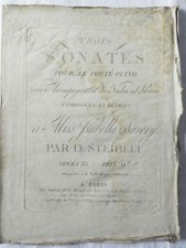 *** RARE : TROIS SONATES POUR