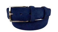 Ceinture en cuir suédé