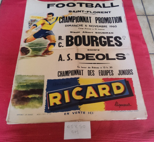 Ancienne authentique affiche - ancienne,