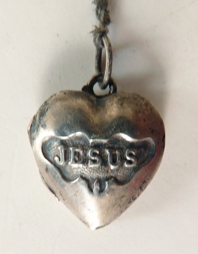 Reliquaire pendentif argent