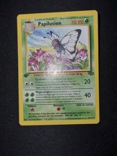 Carte Pokémon Papilusion Jungle 1ere EDITION 33/64 Carte FR