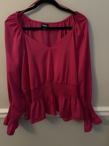 Inc brand fushia top size - inc,