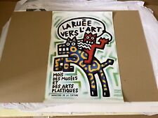 SPEEDY GRAPHITO, AFFICHE OFFSET EN COULEUR, LA RUÉE VERS L’ART, 1985