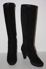 GEOX Respira Bottes à Talons Velours et Stretch T 36 TBE