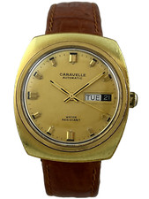 Bracelet Hommes Caravelle (Bulova) Automatic Day Date As 1916, Semaine Défecteux