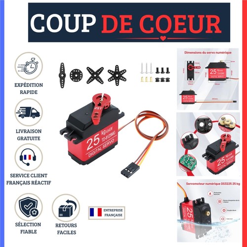 Servo numérique métal - servo, 25