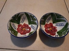 LOT DE 2 BOLS ANCIENS CÉRAMIQUE